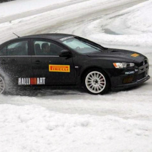 If things start getting too easy for the EVO, It's time to hit the ice - EVO winter training with Gassner motorsport